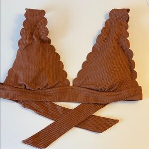 Aerie Scalloped Bikini Top